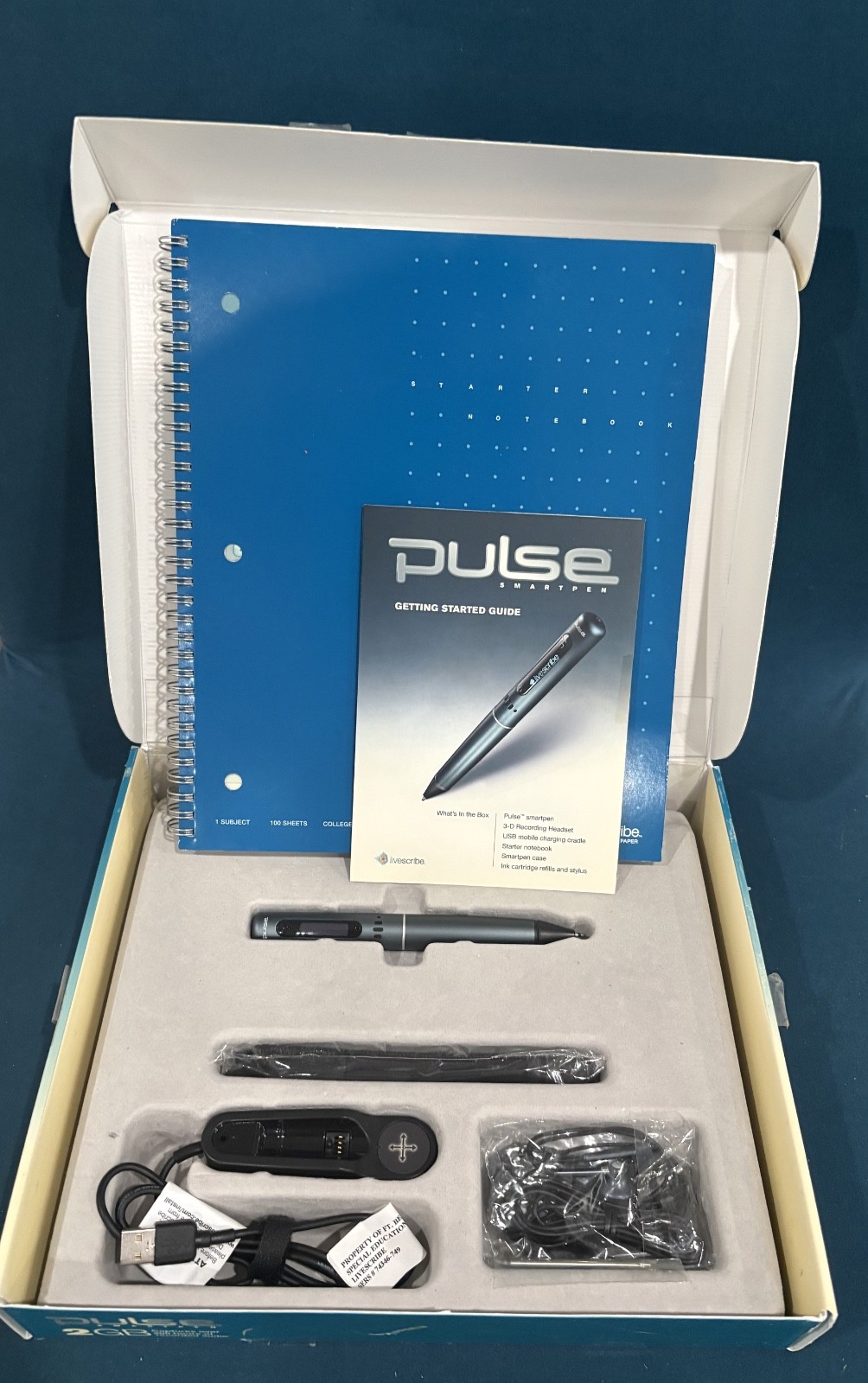 Livescribe Pulse Smartpen 2GB 200 Hour Audio Recording New Damaged Box