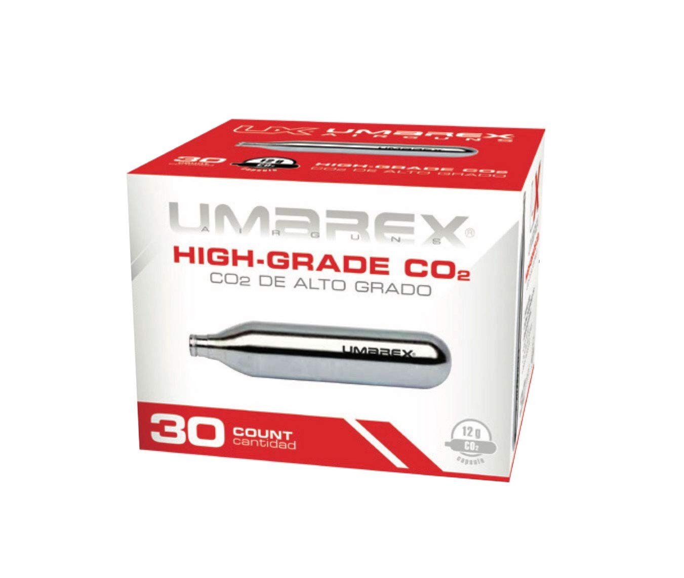 Umarex High-Grade CO2 Cartridges for Airguns, 12 Gram (Pack One Size, Multi