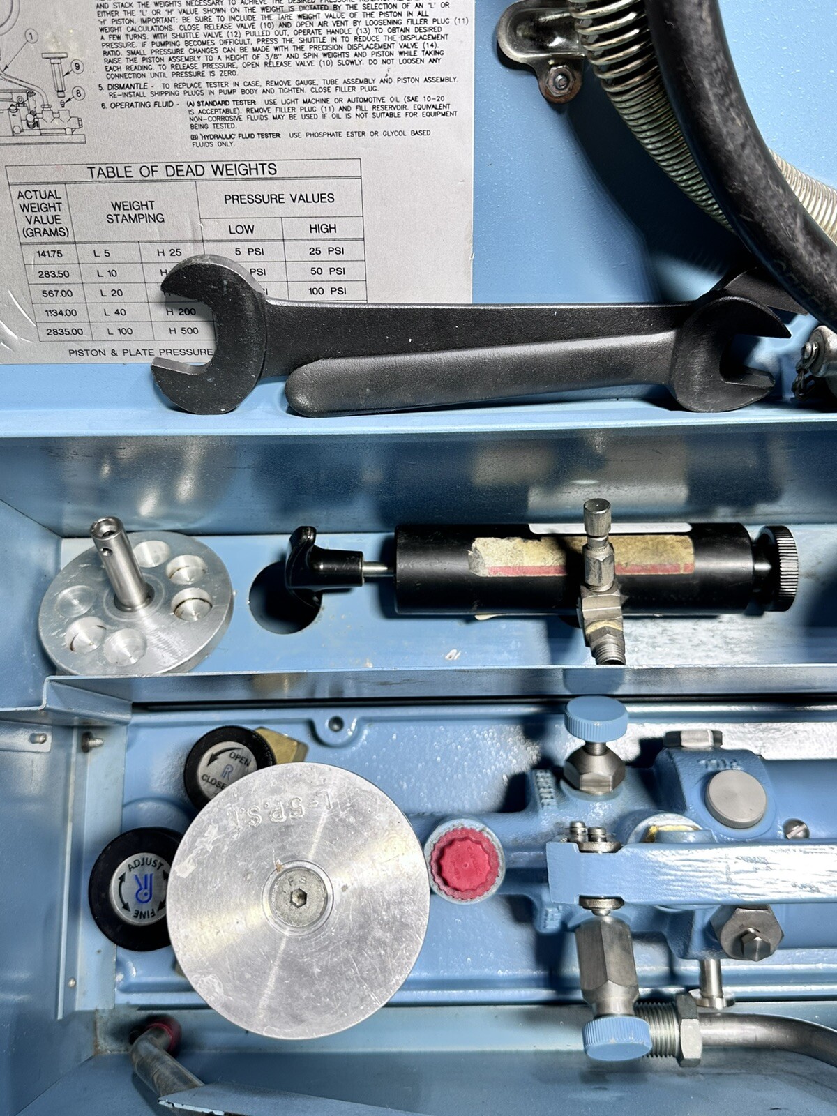 ASHCROFT 1305-D PORTABLE DEADWEIGHT TESTER MINT