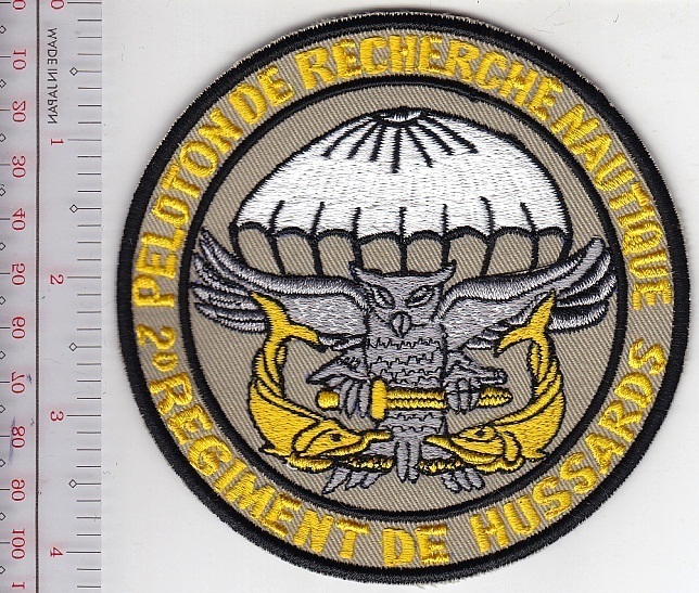 France French Army 2nd Hussard Regiment RECON Diver Armee 2° Regt NO TARIFF