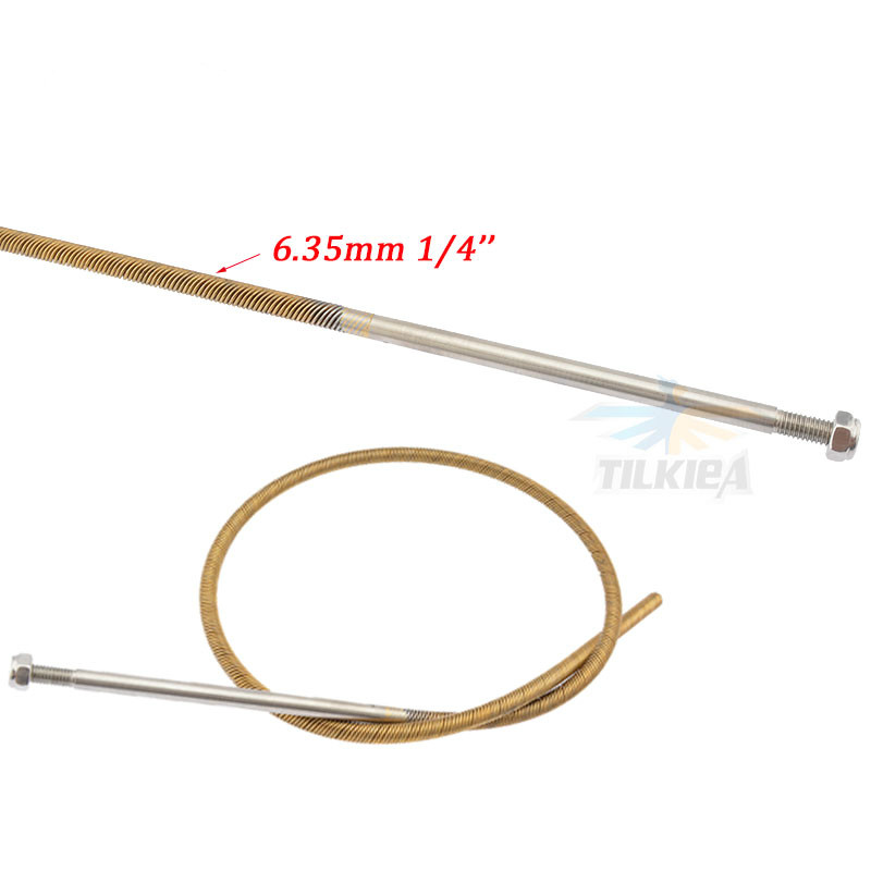 6.35mm L700/950mm Flex Cable Left/Right 1/4'' Soft Drive Shaft for RC Boat