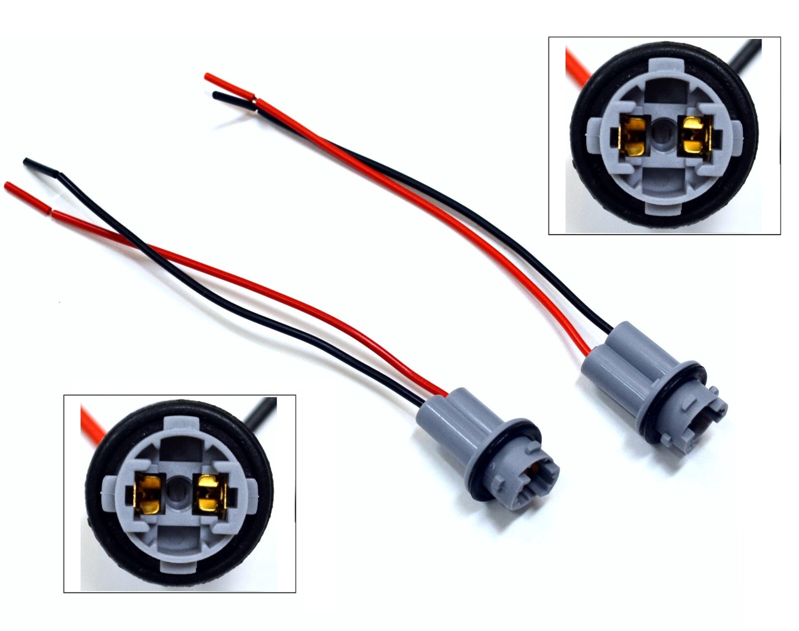 Universal Pigtail Wire Female Socket 194 T10 PGS Front Side Marker Light Plug K