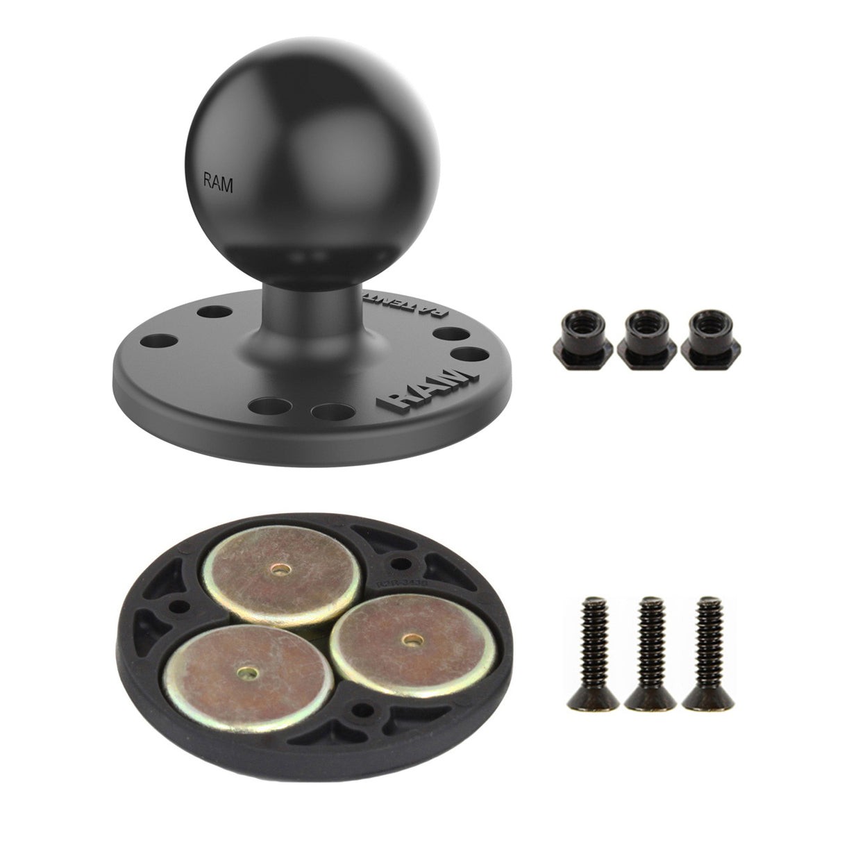 RAM-202-339U RAM Triple Magnetic Ball Base...