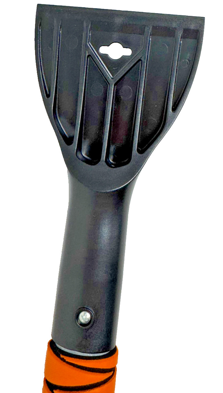 Extendable Car 3‑in‑1 Scraper, Squeegee & Brush
