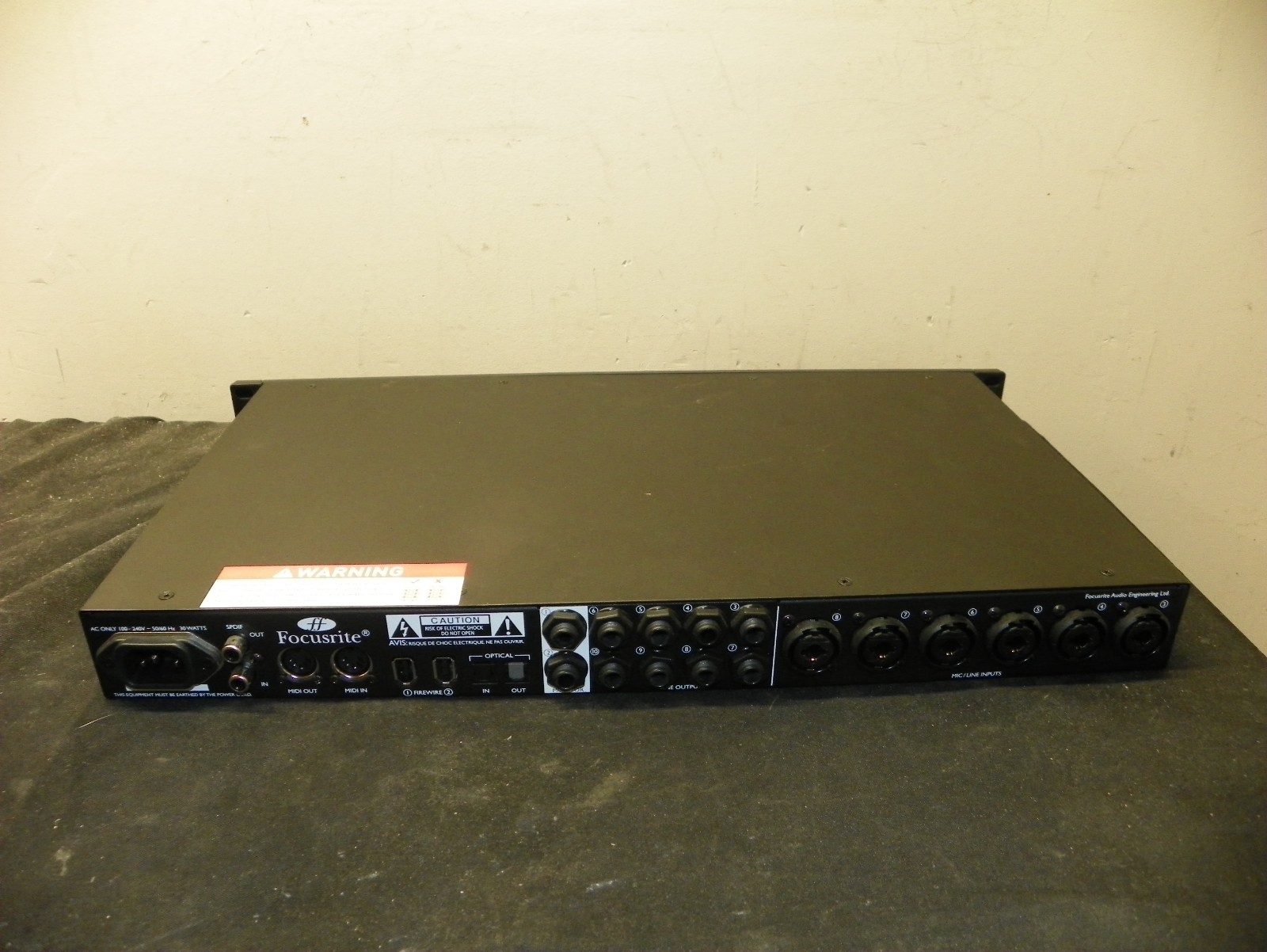 Focusrite Saffire Pro 40 Firewire Audio Interface With Abelton Live Lite