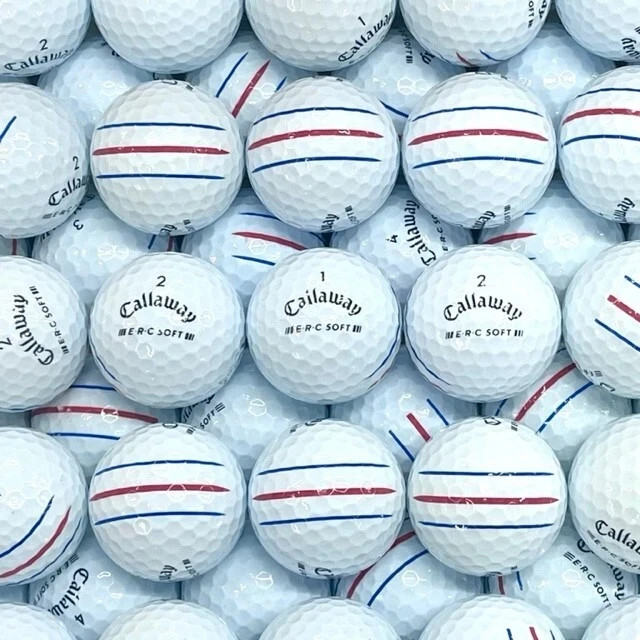 72 Callaway ERC Soft Triple Track Used Golf Balls 5/4A