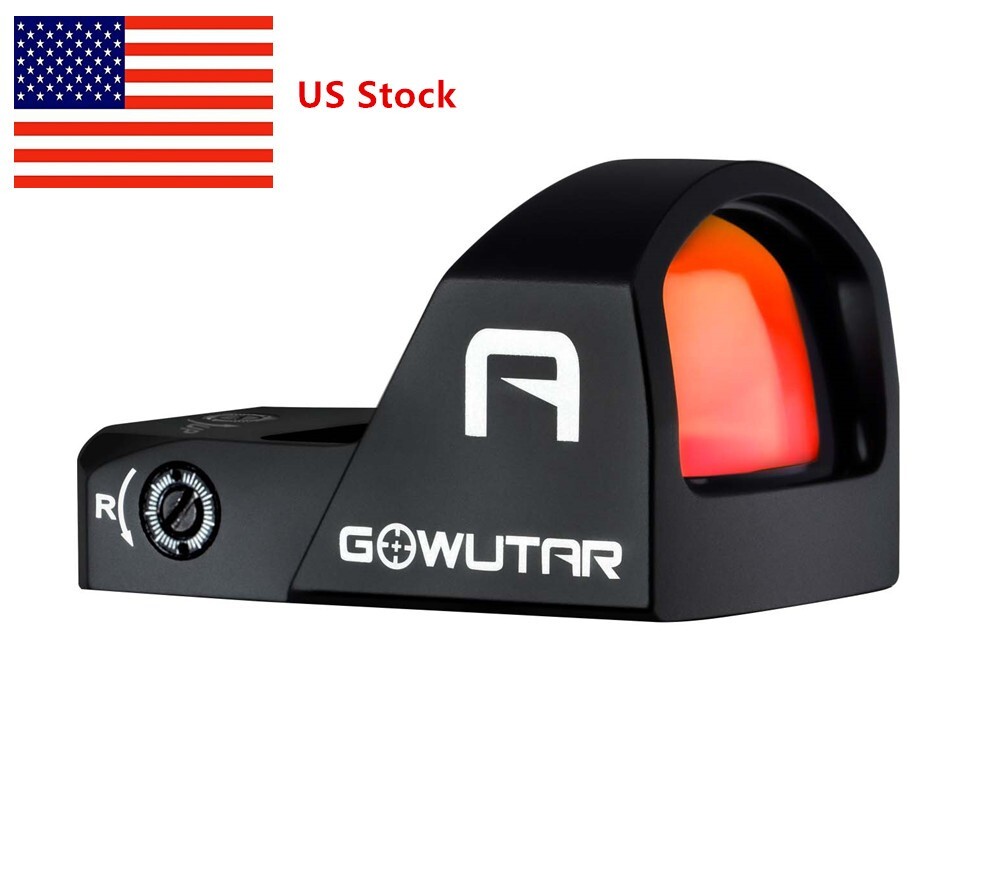 GOWUTAR A20 RMR Red Dot Sight Shake Awake 2MOA Pistol Reflex Sight Rifle Scope