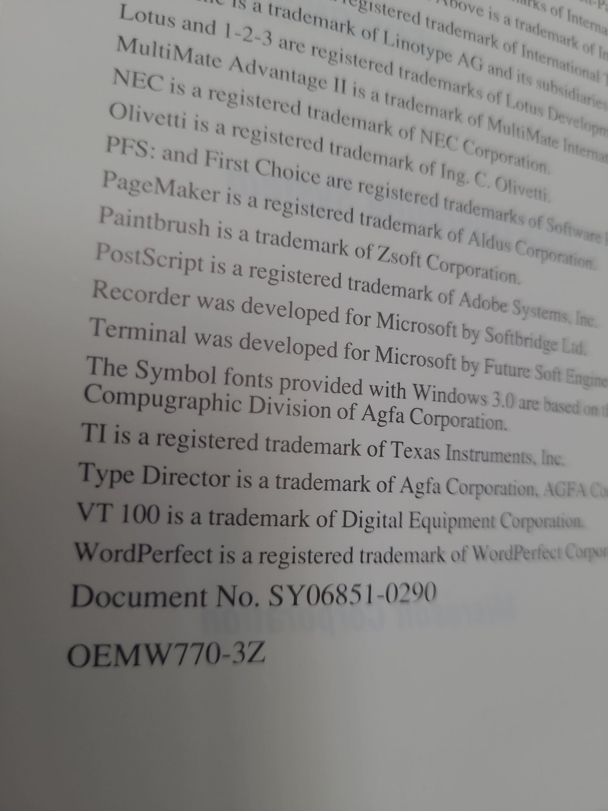 Microsoft Users Guide For Windows 3.0