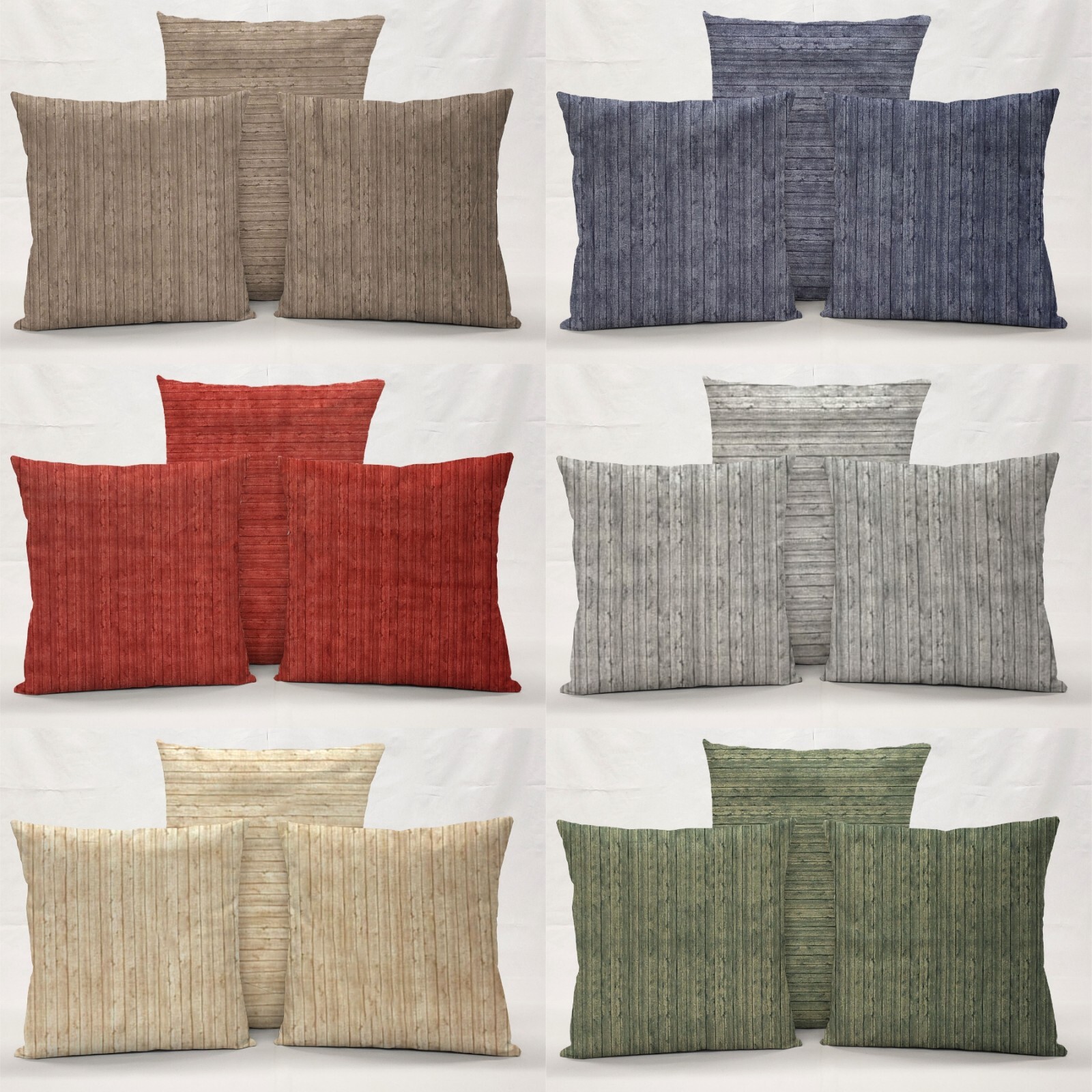 Barn Wood Print Pillowcase / Pillow Cover