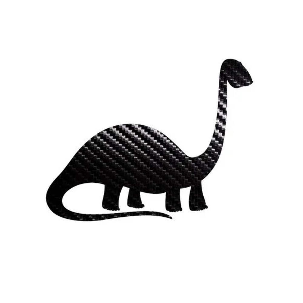 Sticker | Other | 4 Pack Dinosaur Sticker Black Carbon Fiber | Die Cut Vinyl Dec