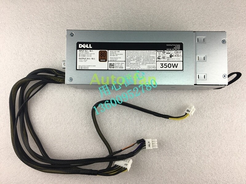 1pc for brand new T340 T330 350W AC350E with line power supply HMNXX V13CW #xz