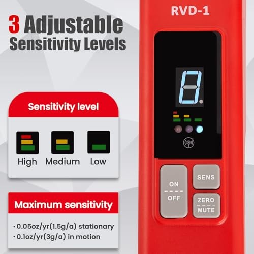 RVD1 HVAC Leak Detector - Heated Diode Sensor - Battery Powered RVD1