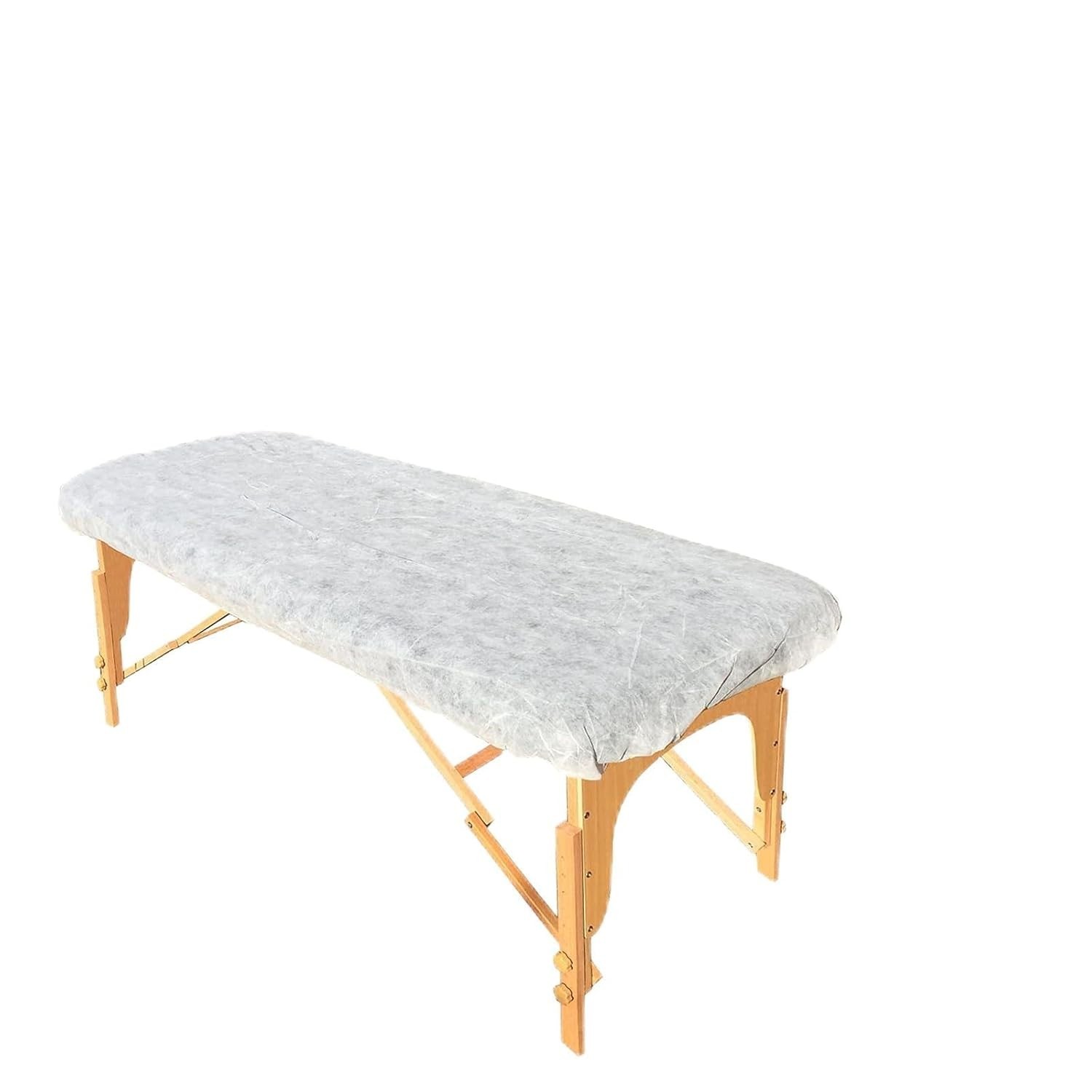 Disposable Massage Table Sheets Fitted Bed Covers 82x35in White 20 Pack Spa