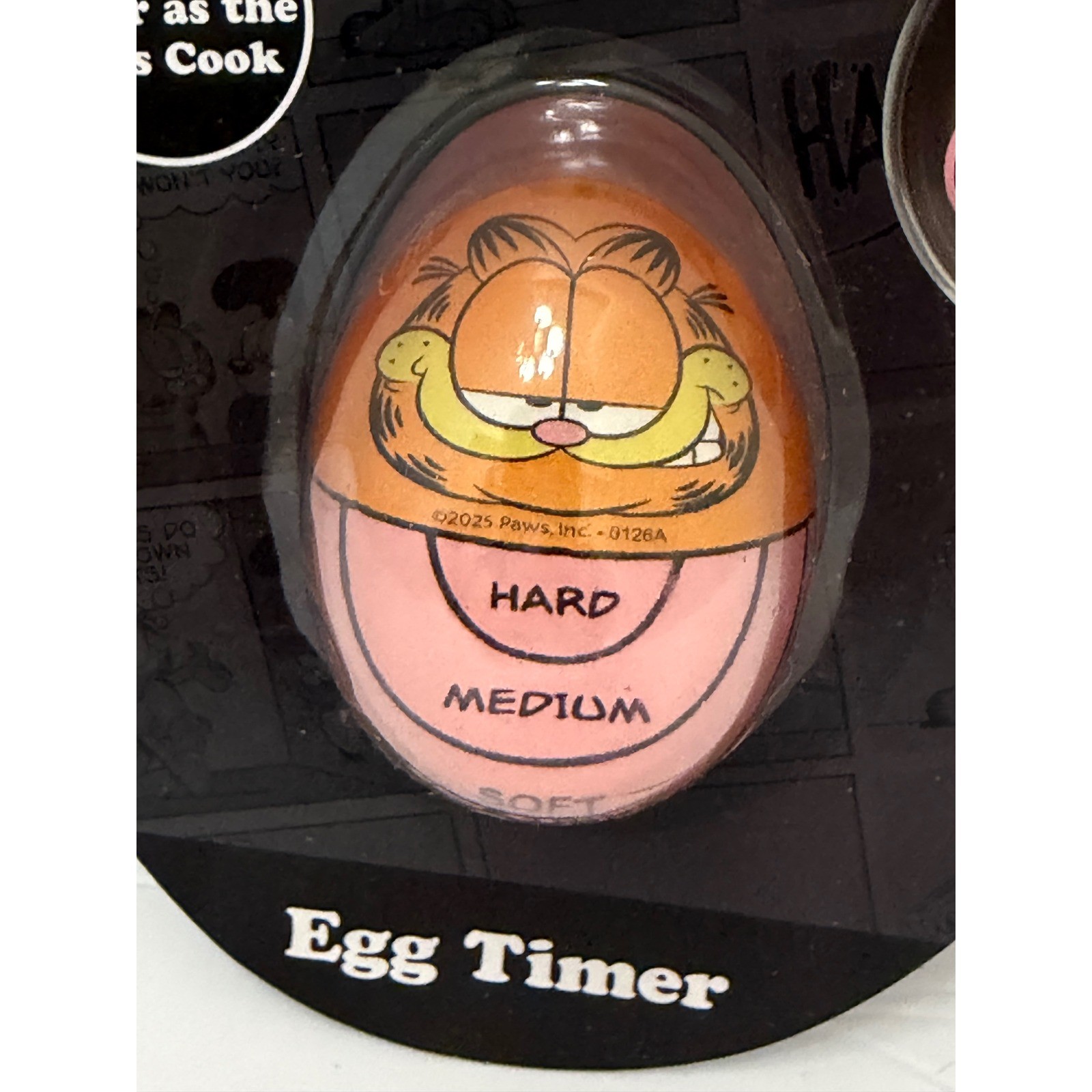 Nickelodeon Garfield Color Changing Egg Timer Soft Medium Hard Boiled New