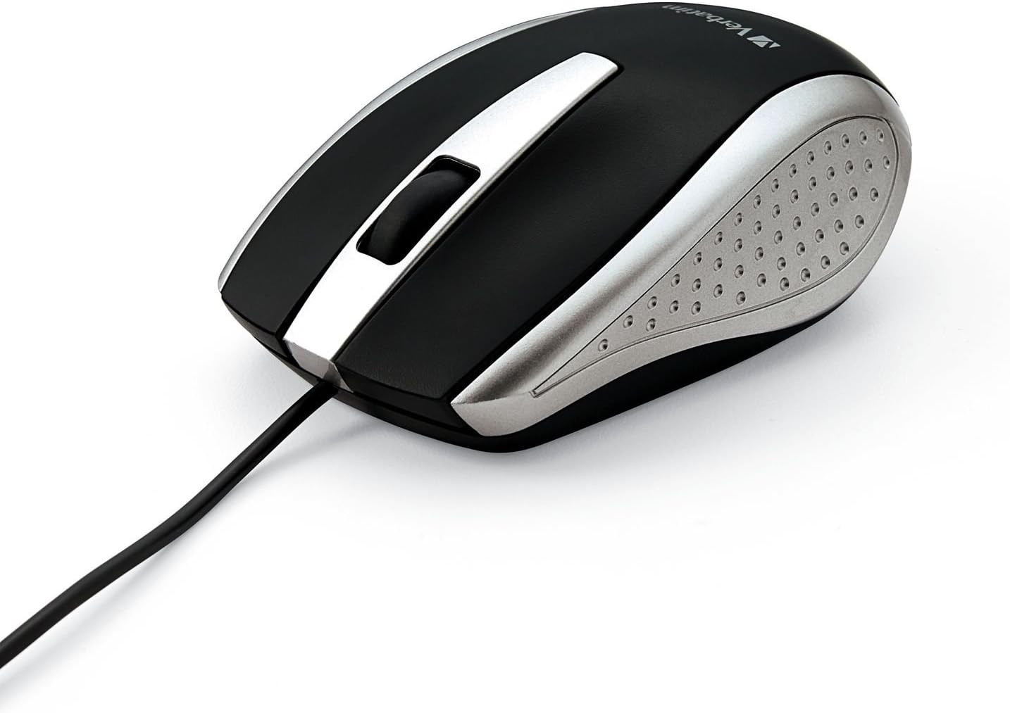 Wired USB Computer Mouse - Corded USB Mouse for Laptops and PCs - Right or Left