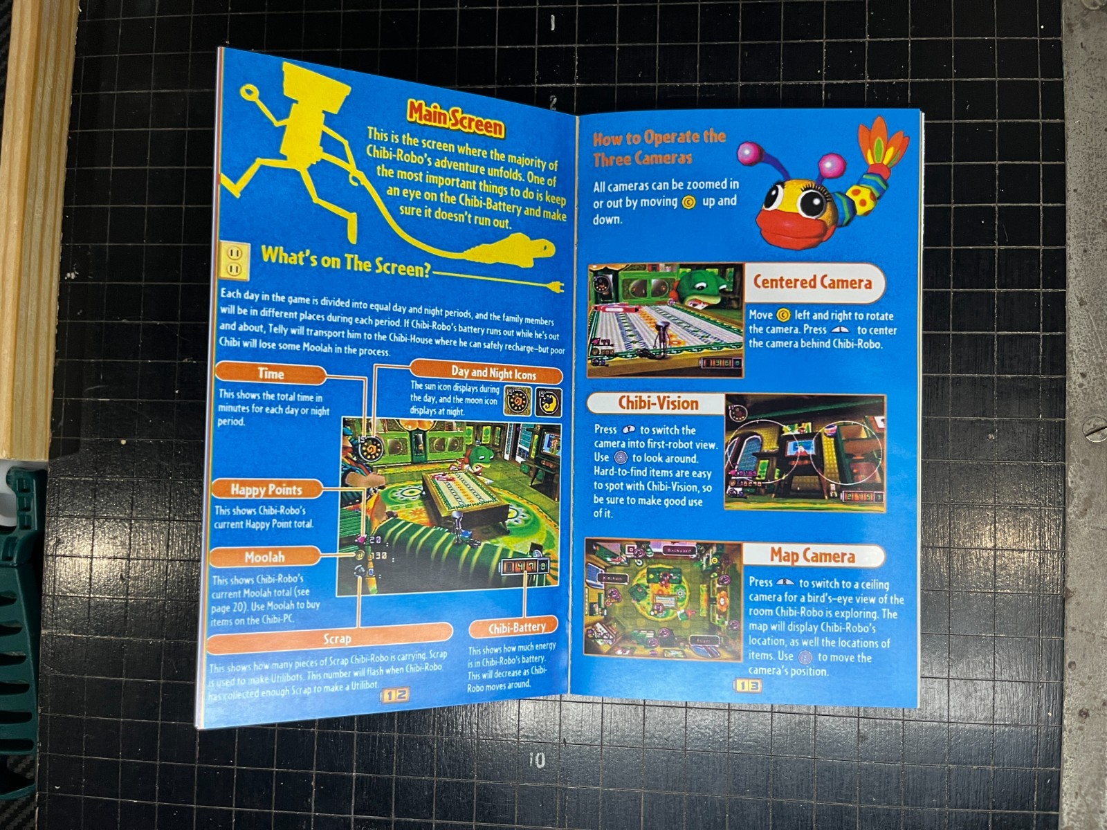 Replacement Manual for - Chibi Robo - GameCube Instruction Booklet