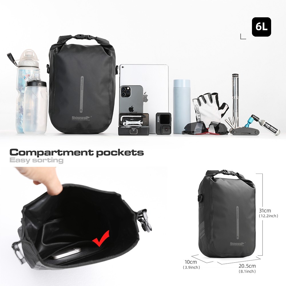 Rhinowalk 2 PCS Bicycle Fork Bag Quick Release Waterproof Electric Scooter Bag