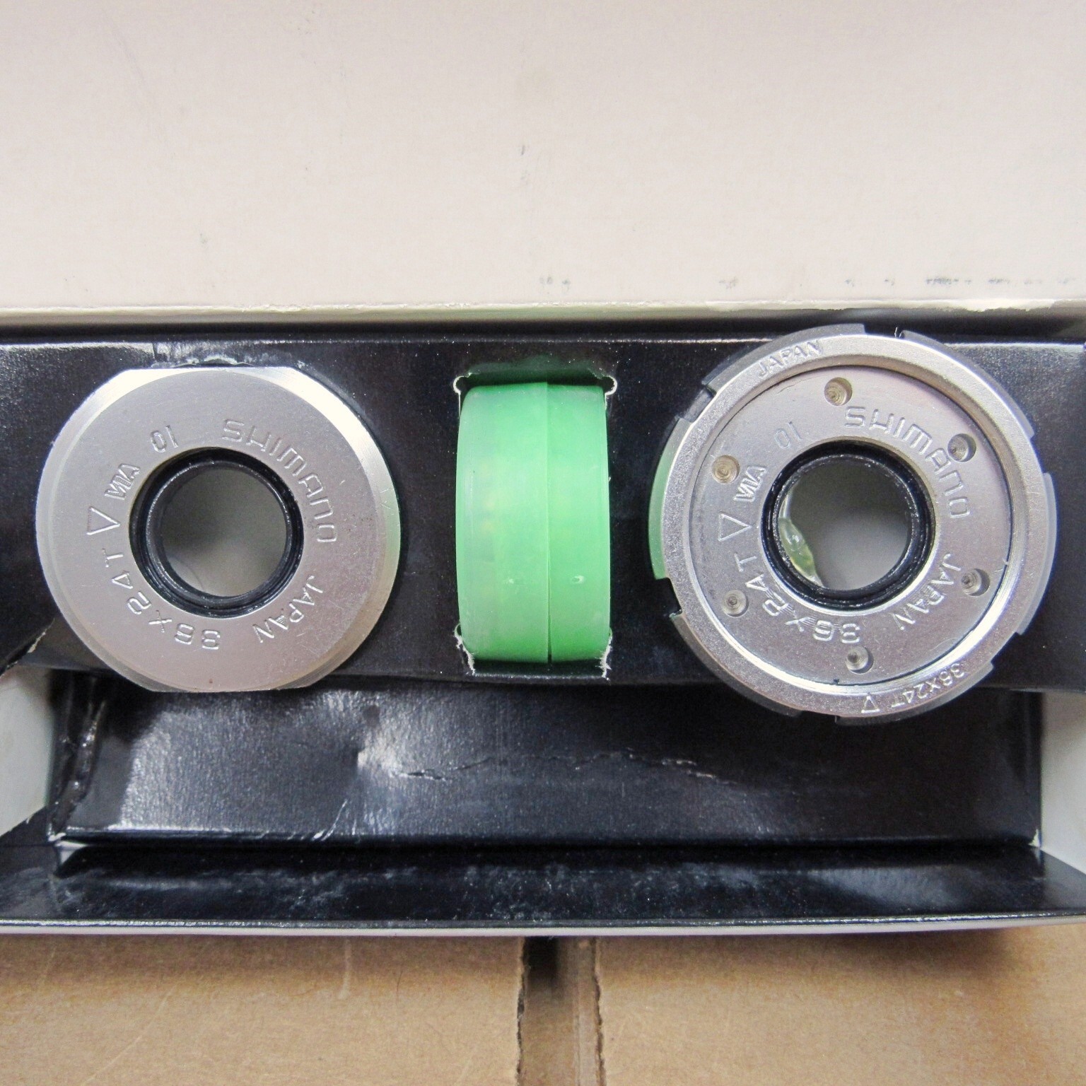 NOS Shimano Deore XT Bottom Bracket Cups/Bearings...Italian (36 mm x 24 tpi)
