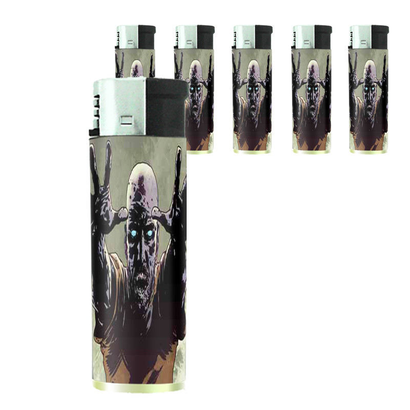 Scary Zombie D4 Set of 5 Electronic Refillable Butane