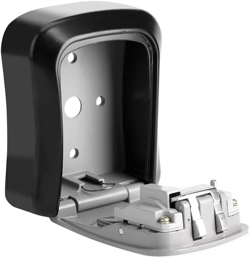 4 Digit Key Safe Lock Box Combination Wall Mount Security Storage Case Organizer