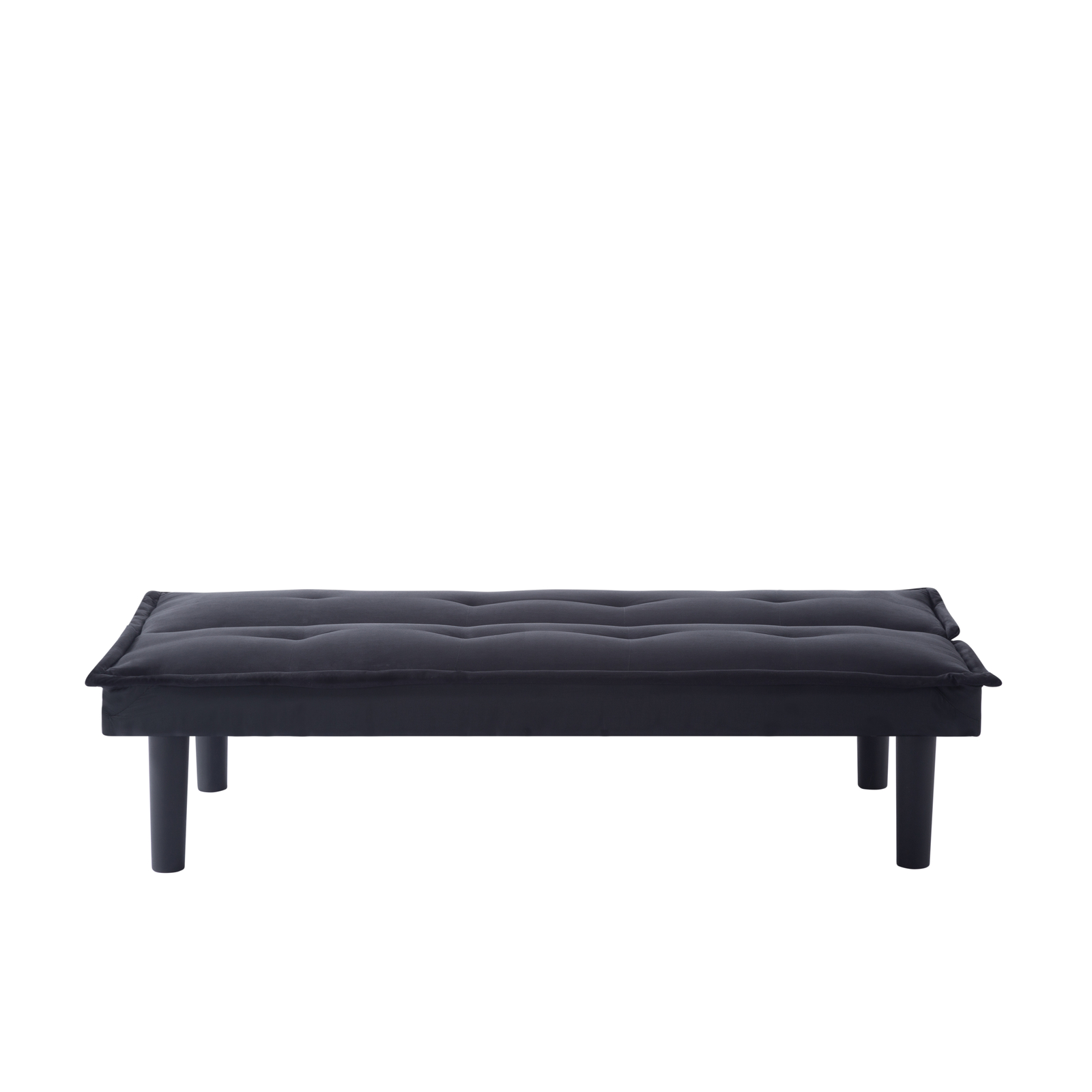 63in Adjustable Futon Sofa Bed Faux Suede Upholstered Modern Sleeper Couch Futon