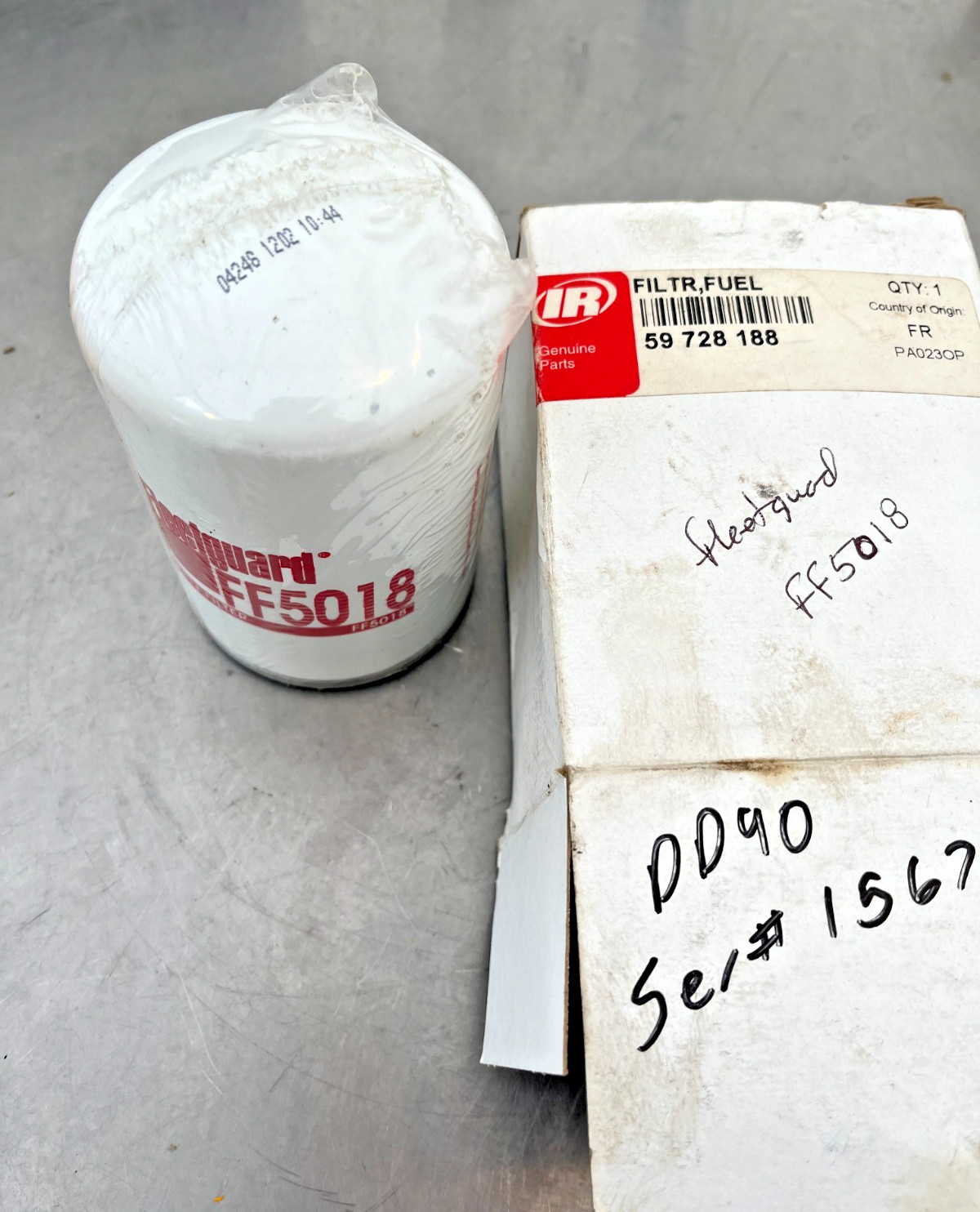 59728188  Ingersoll Rand  FF5018 Fleetguard  FILTER   RM59728188