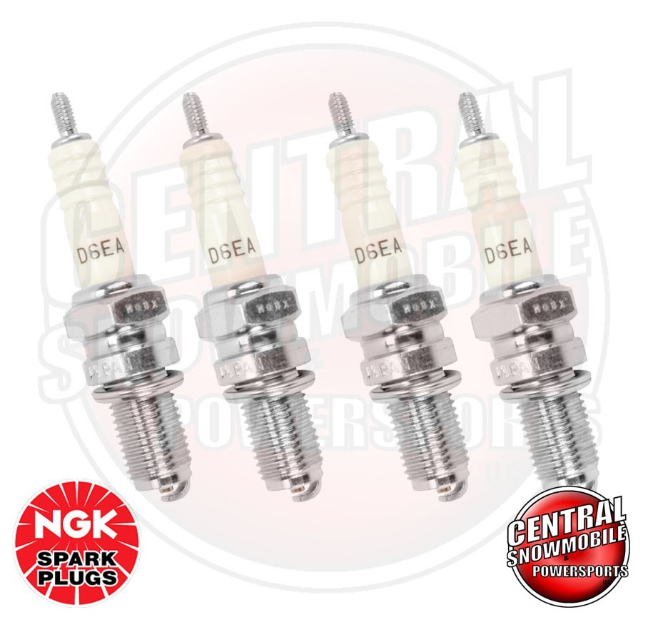 4x NGK Spark Plugs D6EA 7512 Standard Series Honda Kawasaki Yamaha Toyota GM