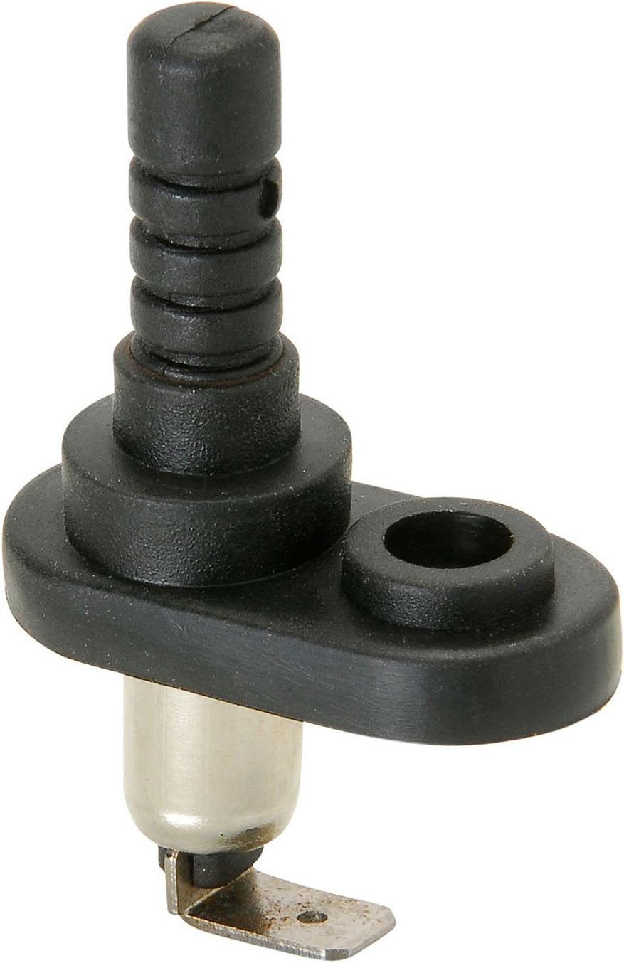 Nickel Plated Pin Switch w/Polycarb Plunger and Rubber Boot