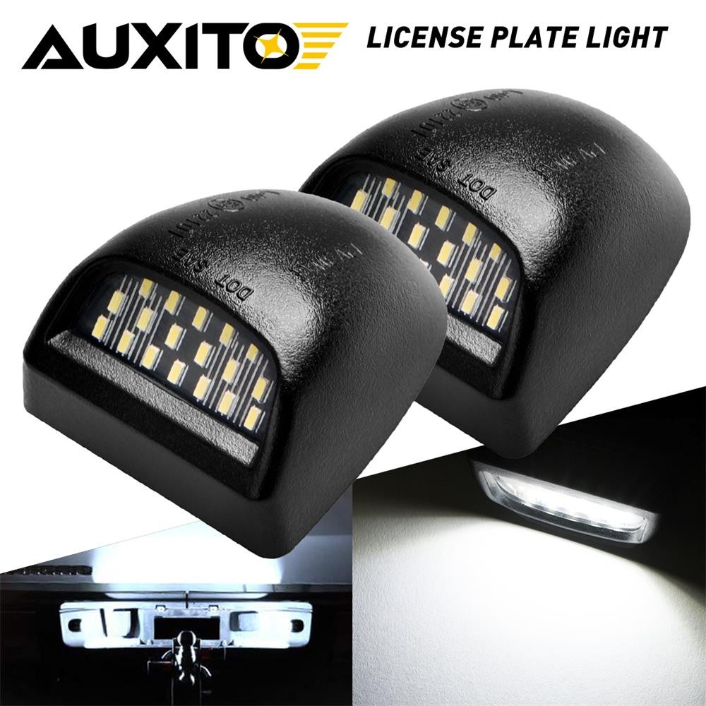 White LED License Plate Tag Light for Chevy Silverado 1500/2500/3500 1999-2013