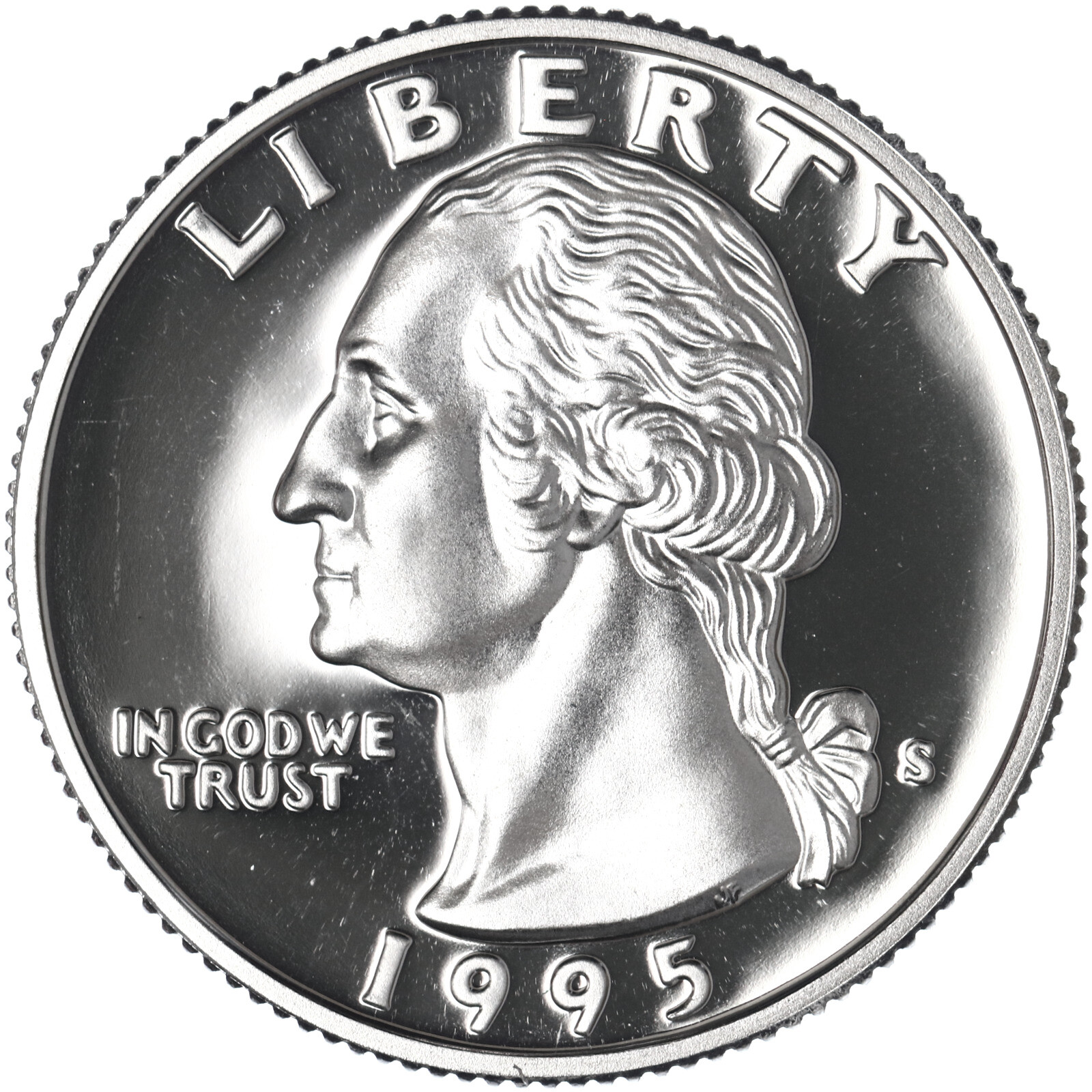 1995 S Washington Quarter Gem DCam Proof CN-Clad