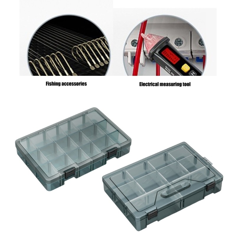 Plastic Tool Organizer Box Multifunctional Electronic Tool Box Rigid Transport