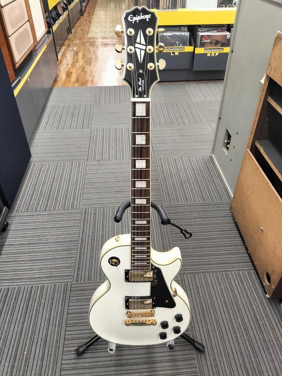 Epiphone Les Paul Guitar LESPAULCUSTOM ALPINE WHITE Used