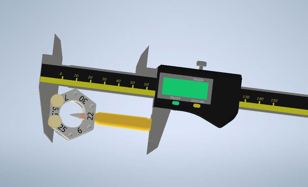 TSS PRO Hexagonal Ogive Seating Depth Comparator Tool