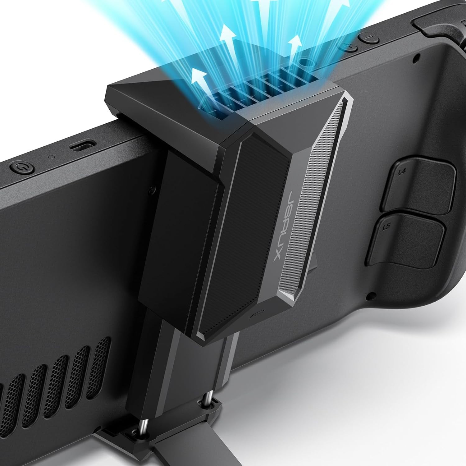 Innovative USB Cooling Fan for Steam Deck OLED with Stand & Adjustable Speeds