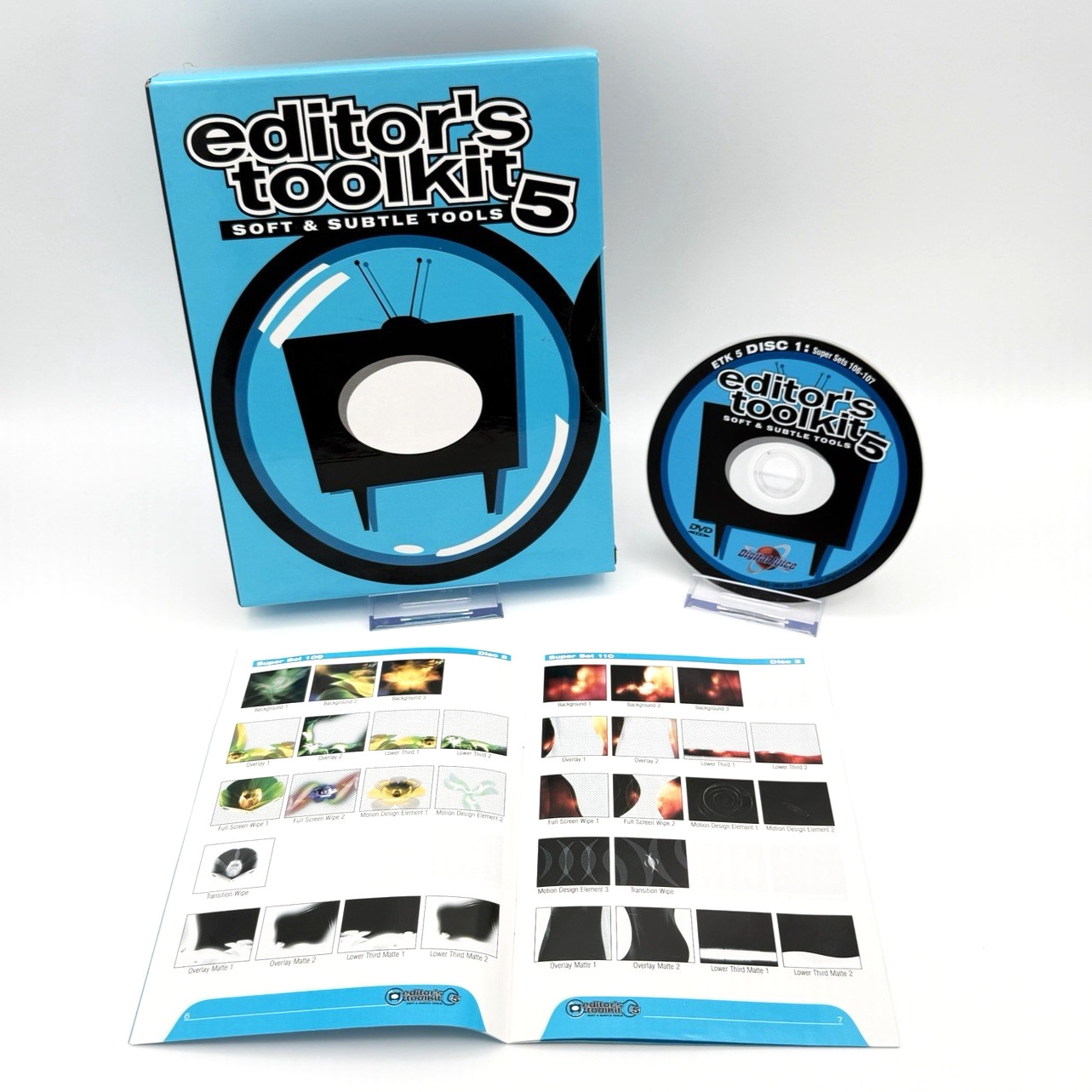 Digital Juice Editor's Toolkit Volume 5 ~ Soft & Subtle Tools ~ (10 DVD Set)