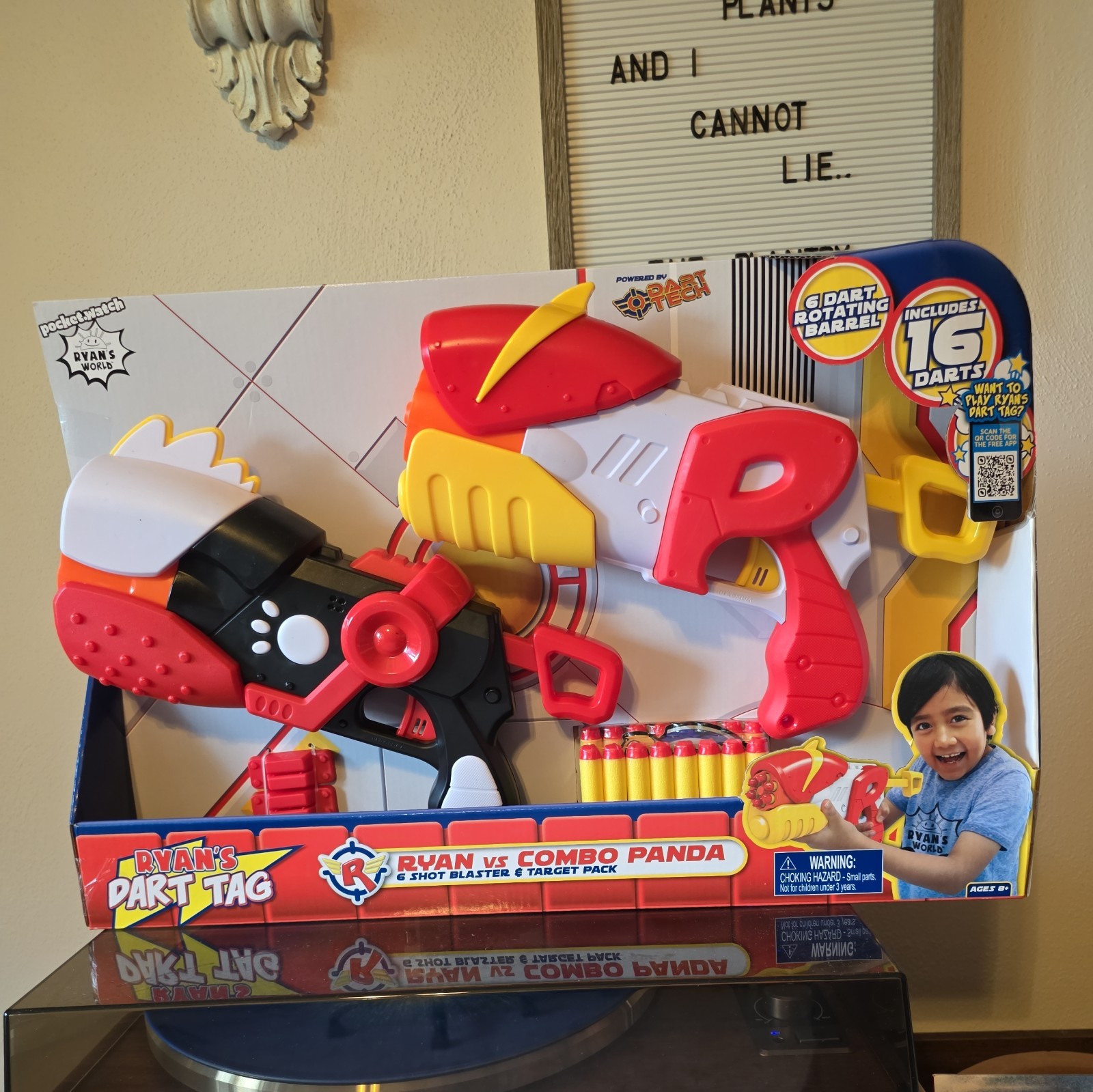🔥  Ryan's World Ryan's Dart Tag Ryan vs Combo Panda Blaster 2-Pack BNIB 🔥