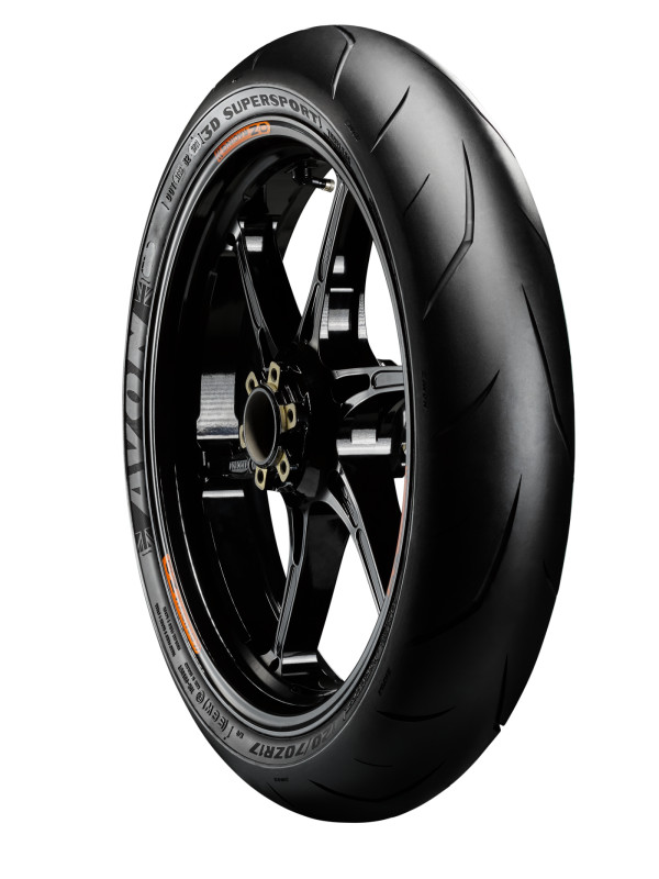 Avon Tire 640624 3D Supersport Front Tire 120/70ZR17 58W TL 1DK
