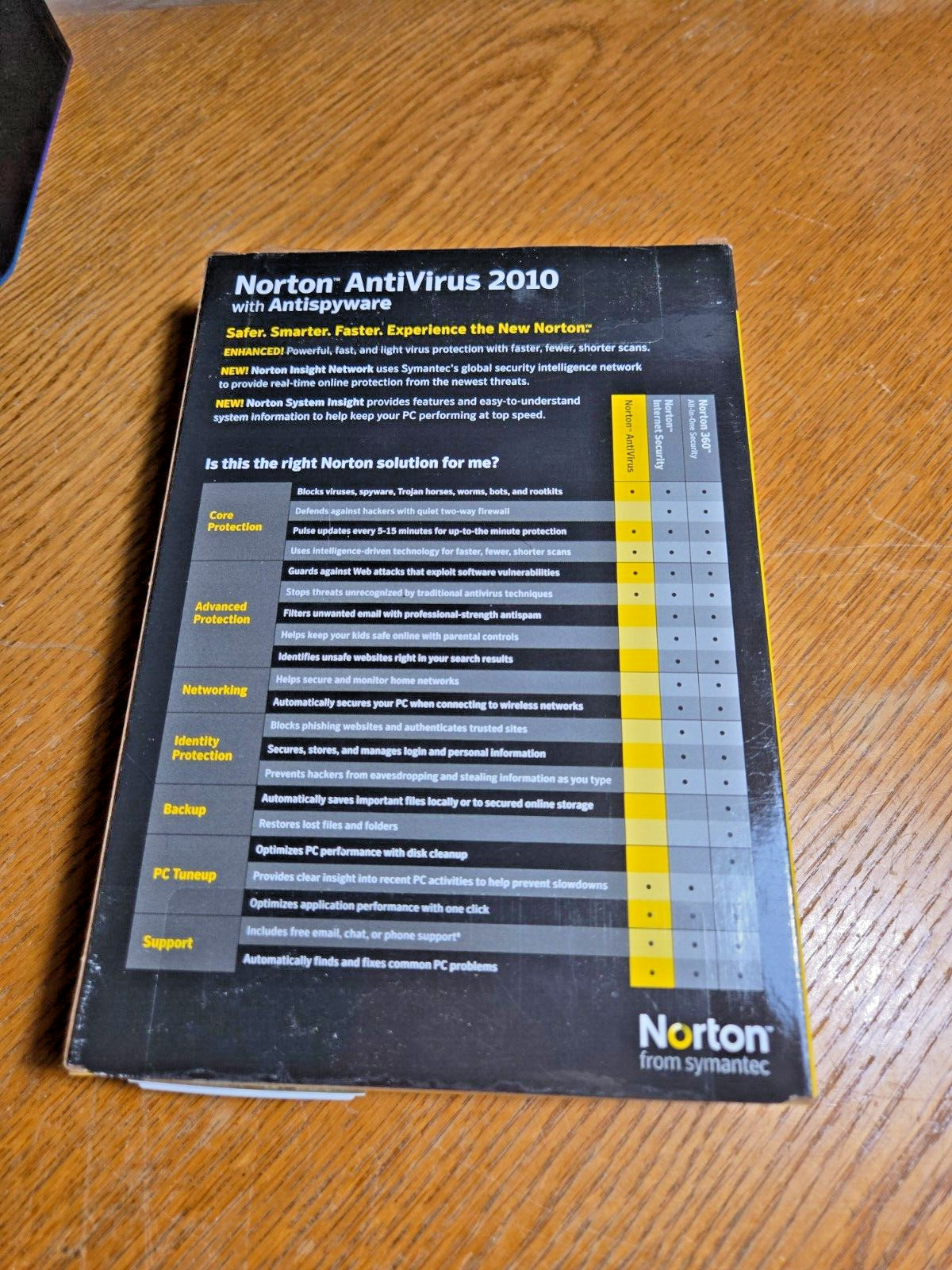 Norton Antivirus 2010 Antispyware CD Windows 7 Windows Vista Windows XP
