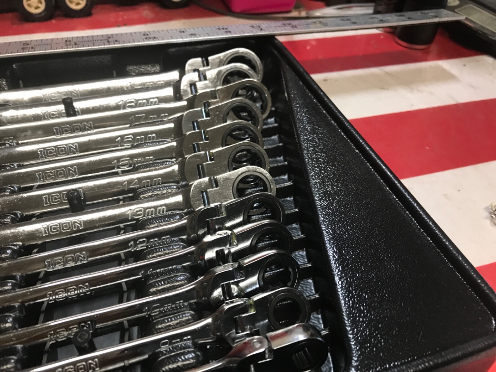 Icon tools wrenches metric Flex head "SOLD INDIVIDUALLY PICK YOUR SIZE!