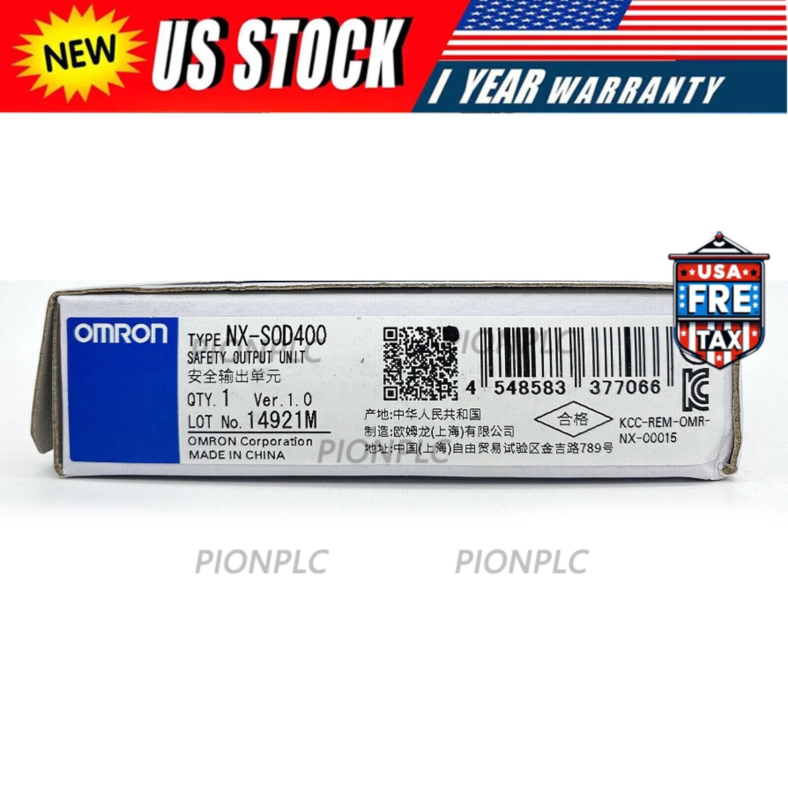 NX-SOD400 1PC Brand NEW In Box Omron NX-SOD400 Safety output unit US Free TAX
