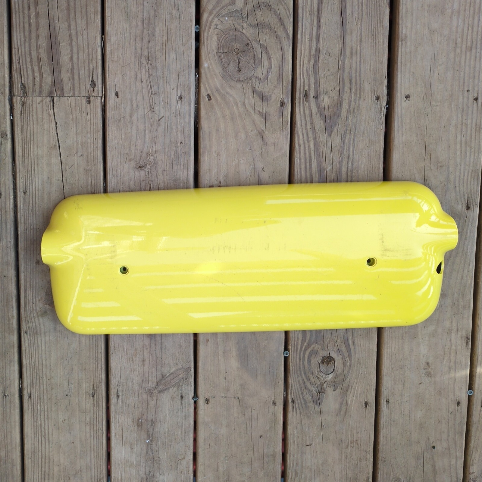 GENUINE FREIGHTLINER AERO MIRROR COVER, PAINTED yellow 22-61710-000 LH DS NEW