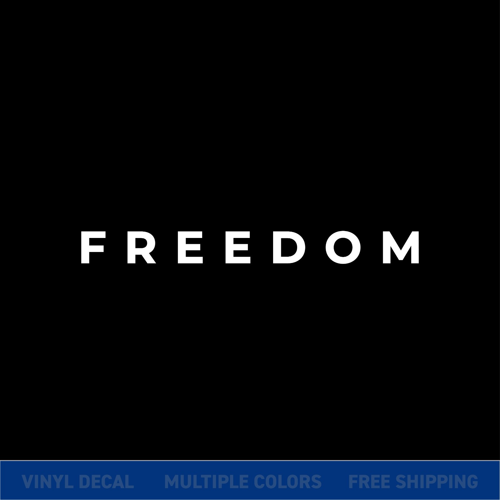 Freedom USA Patriotic Vinyl Decal Sticker Car Window Waterproof Charlie Kirk