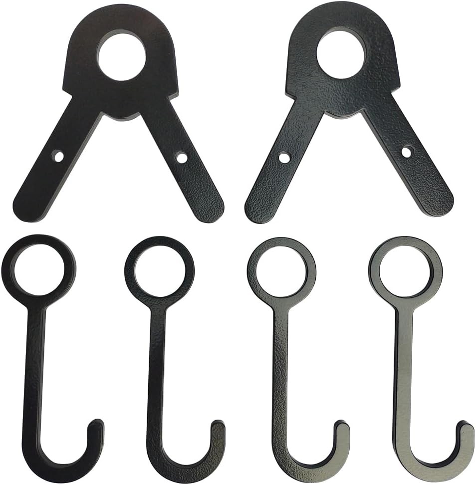 FULLBOW Steel Target Hanger, AR500 4 target hangers & 2 leg brackets