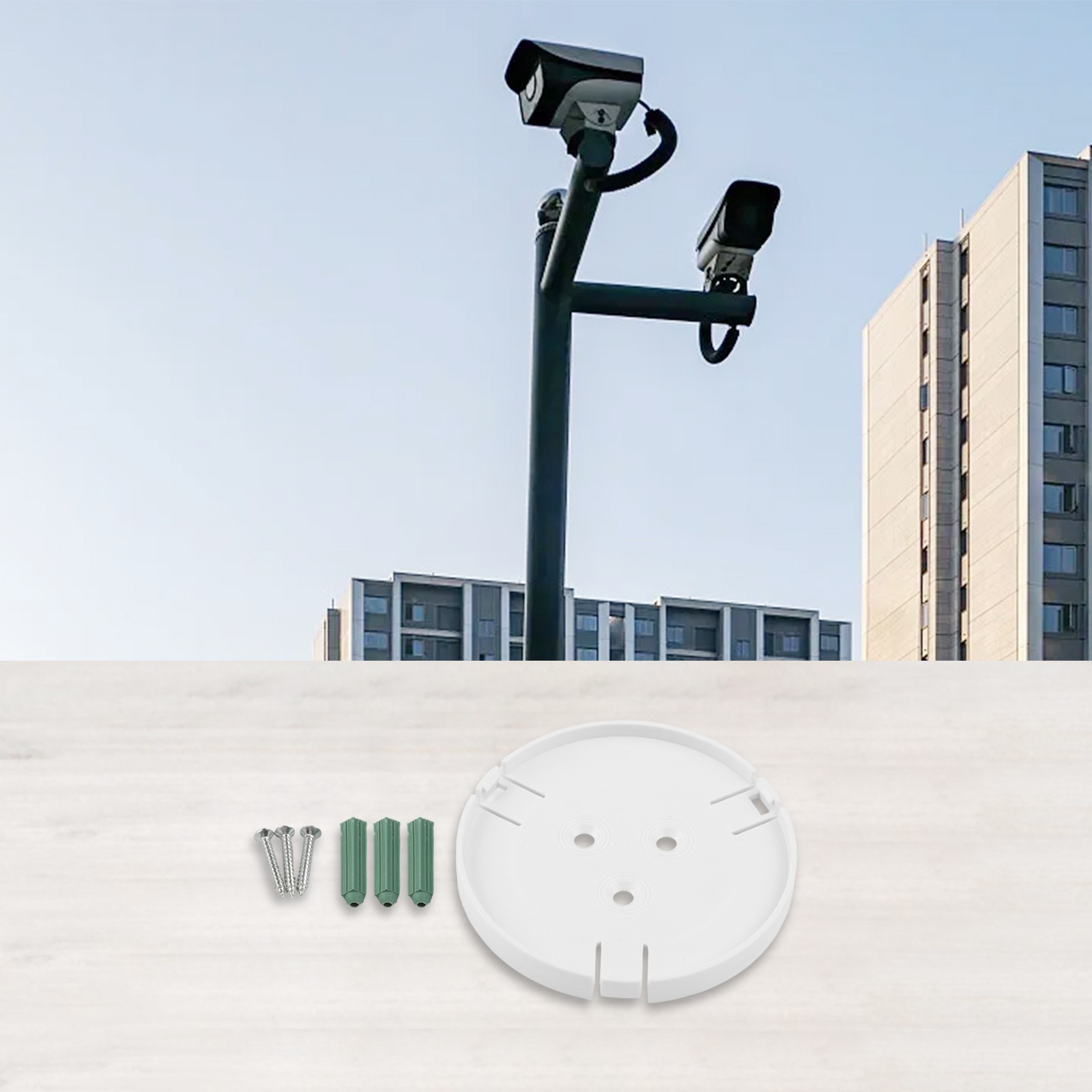 Securely Mounted Bracket Holder Compatible with For YI Home Security Cameras