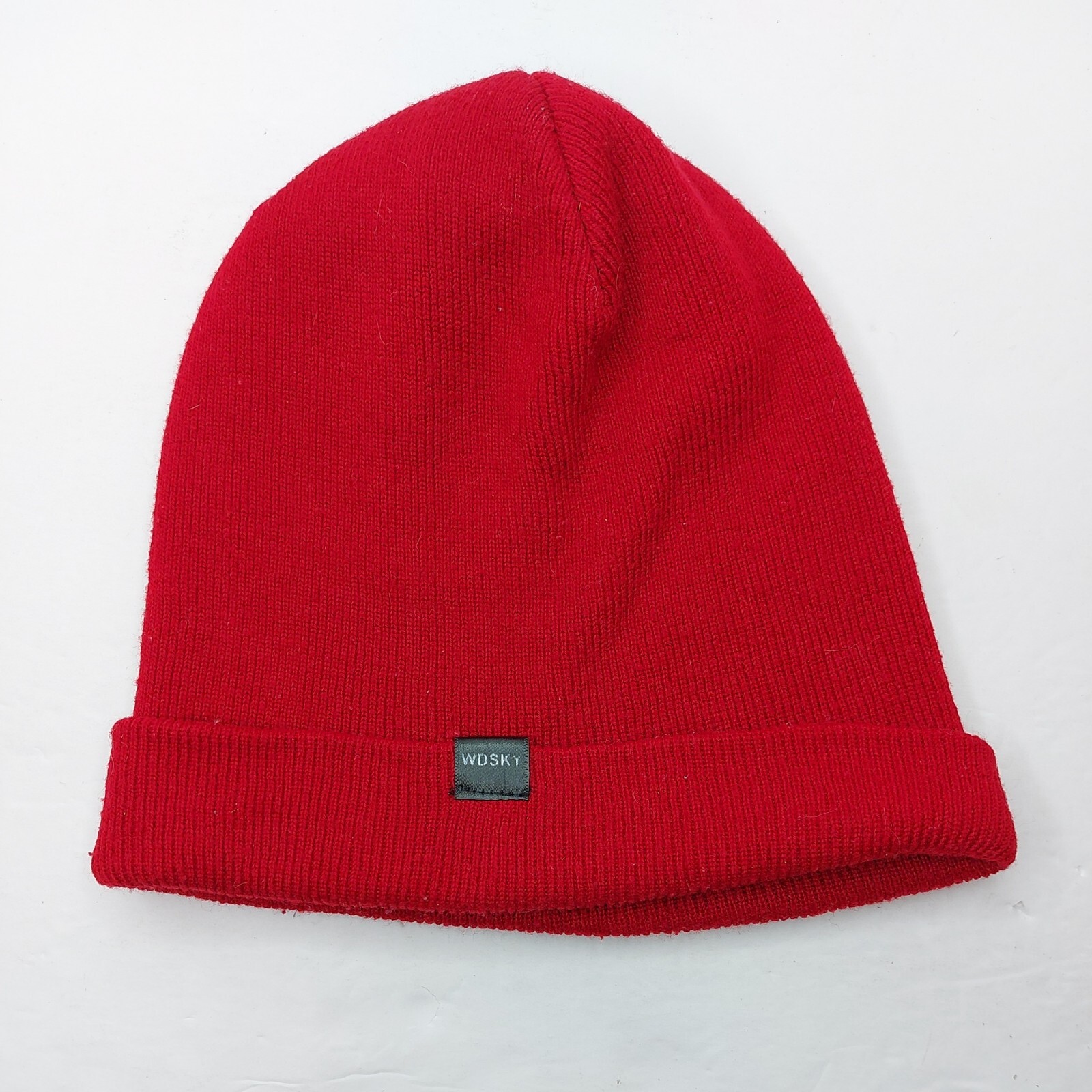 WDSKY Knit Beanie Hat Cap Red