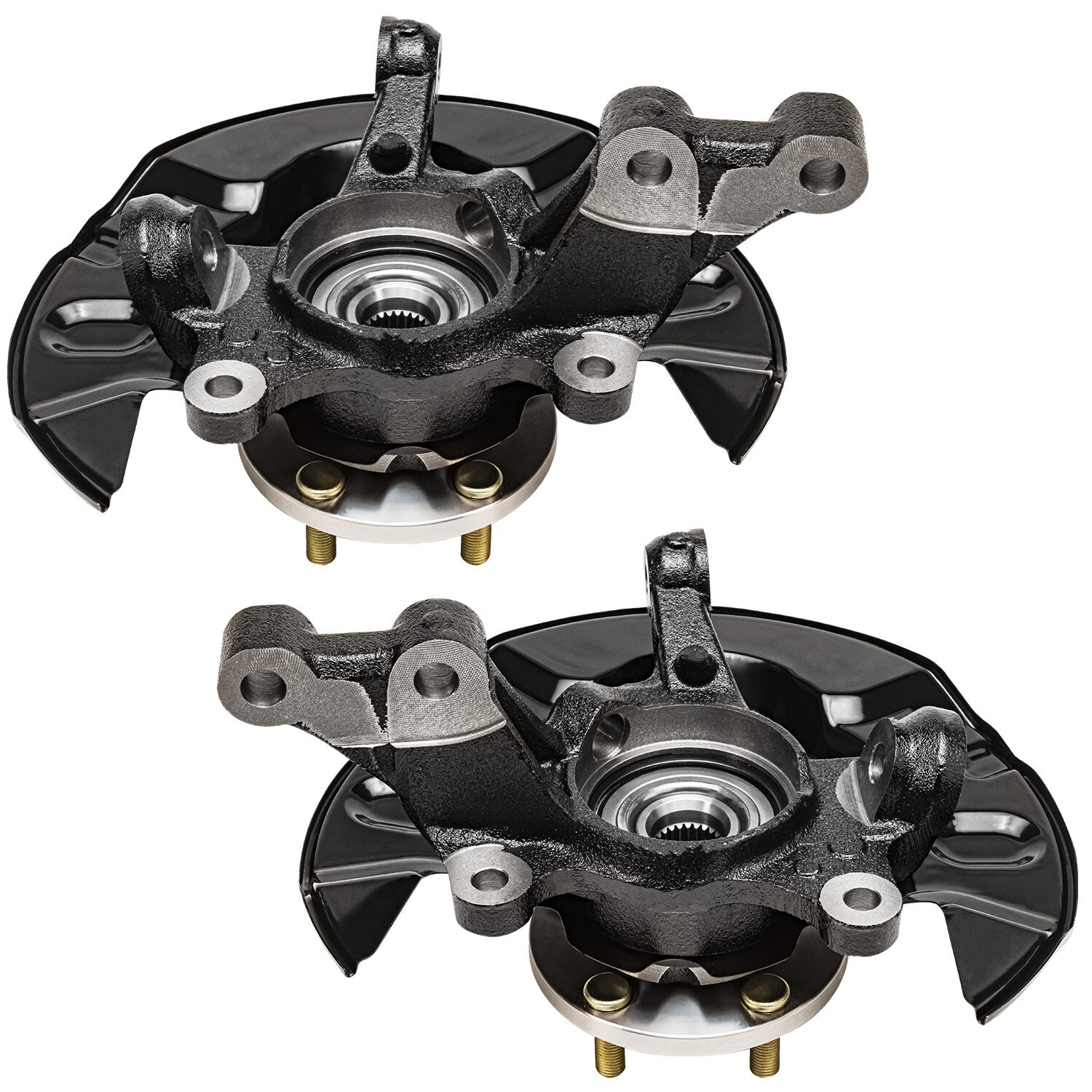 Front Steering Knuckles Wheel Hubs Struts Spring for 2003 - 2008 Toyota Corolla