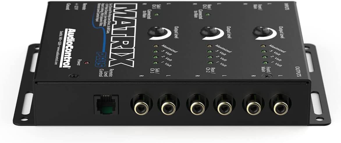 AudioControl Matrix Plus 6 Channel 13 Volt 24dB Gain Line Driver Audio Control