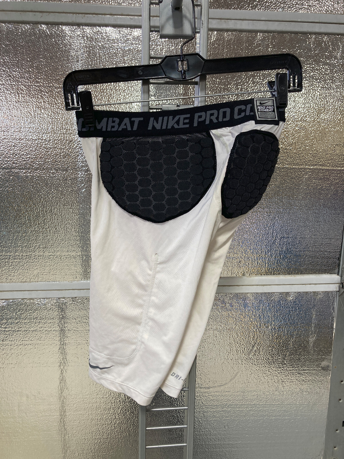 Nike Pro Combat Football Shorts - Mens Small - Padded Compresion - White