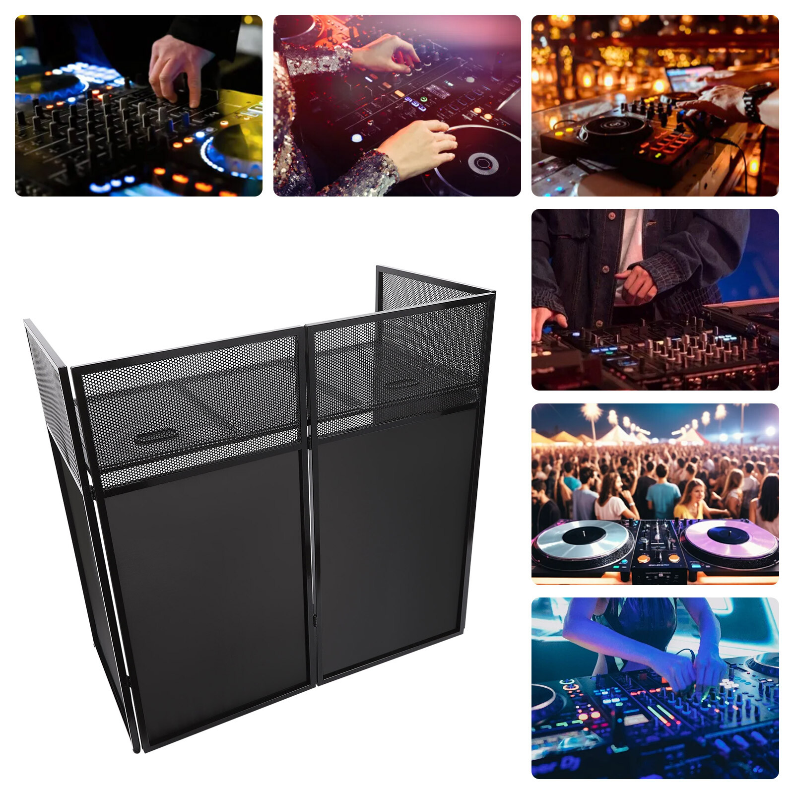 48x48x24" Display Controller Stand DJ Event Booth Portable Facade Flat Table Top