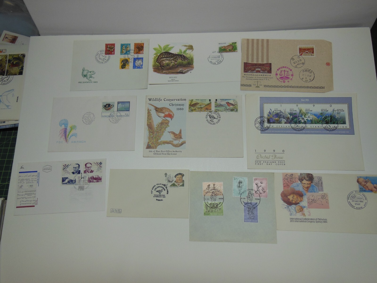 WORLD WIDE FDC'S COLLECTION OF 50 DIFFERENT